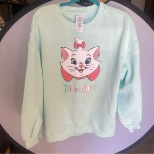 Disneyland Marie Chenille Embroidery Sweatshirt